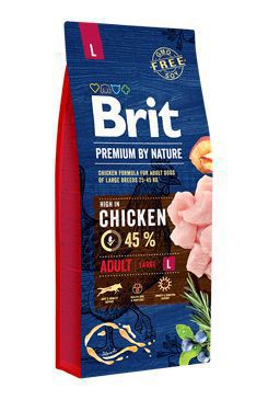 Krmivo pro psy - Brit Premium Dog by Nature Adult L